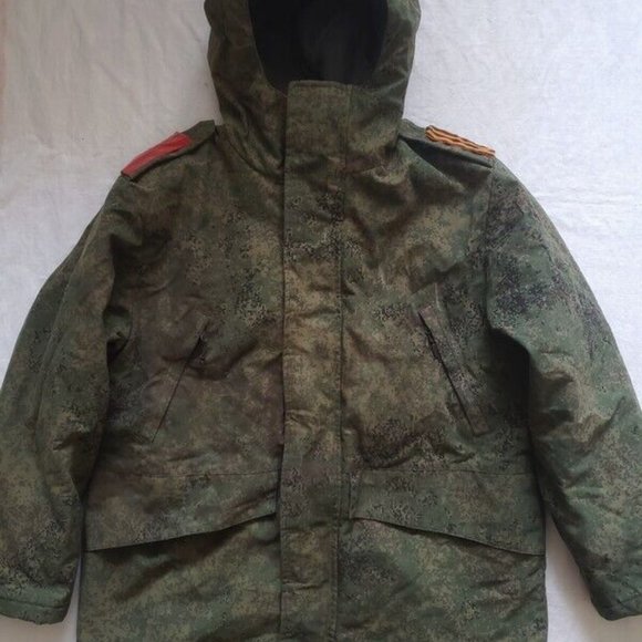 Russian Army Winter Coat Jacket Size Large Camouflage DIgital EMR Ratnik - Picture 10 of 11